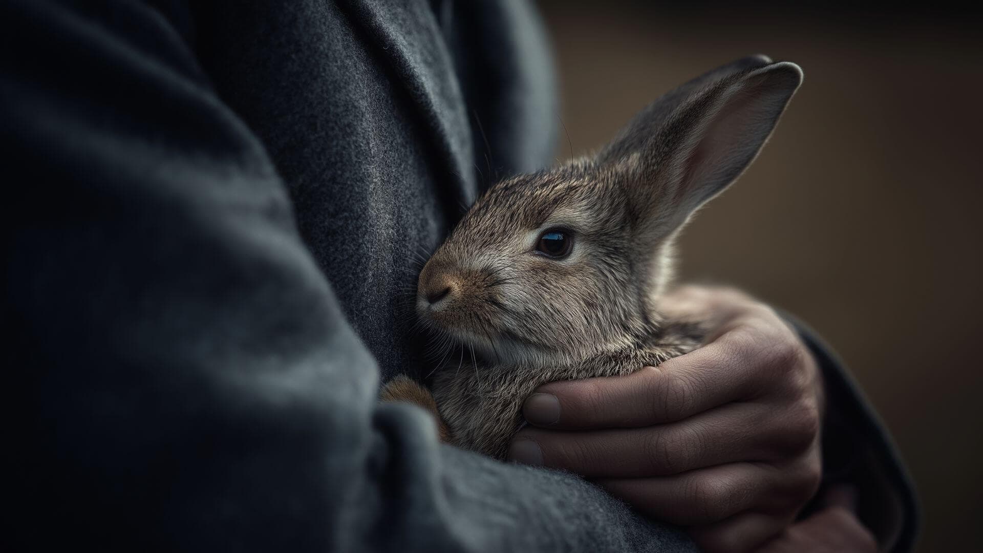 Happy rabbits ready for adoption