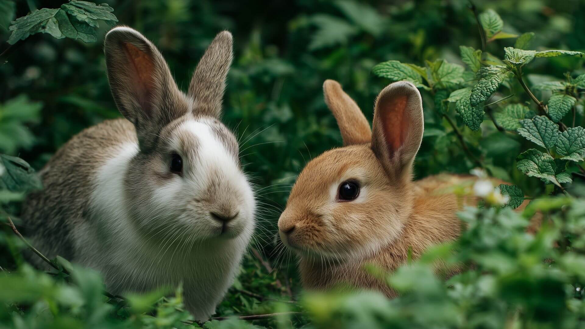 Beautiful rabbits ready for breeding